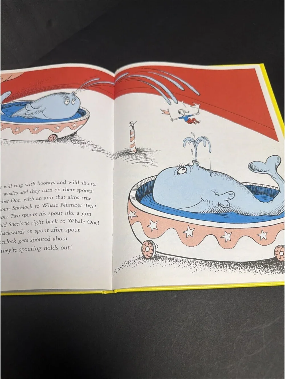 Kohls Set Of 2 Dr Seuss If I Ran The Circus Plush And Book Blue Whale NWT Clean